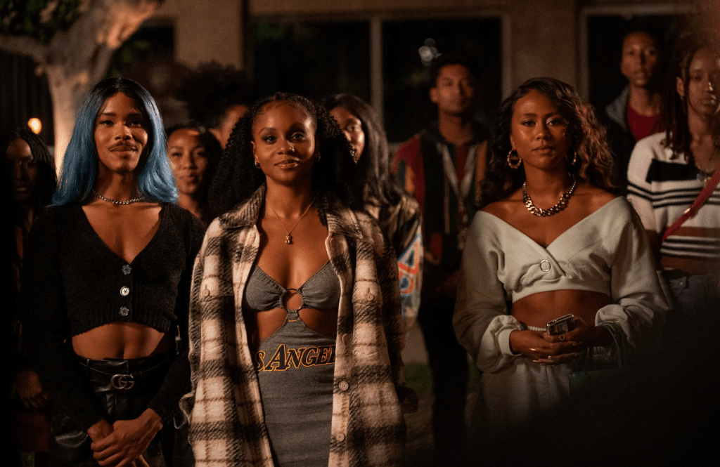 Group of African American women from the show All American: Homecoming.
